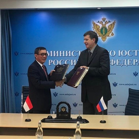 Indonesia - Russia MLA Treaty Signed
